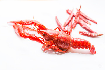 Delicious spicy crayfish Chinese food