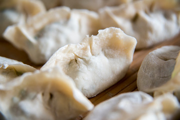 Delicious dumplings, Chinese delicious food 
