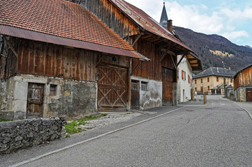 Fototapeta na wymiar La Compôte, Massif des Bauges, Savoie, Auvergne-Rhône-Alpes, France