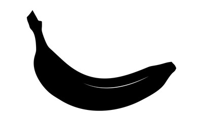 banana silhouette vector.z