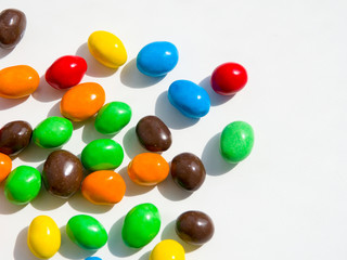 Fototapeta na wymiar colorful sweet round candies wallper