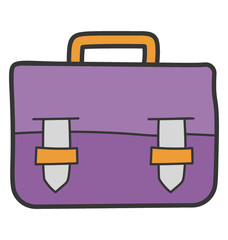 Portfolio icon, flat vector design.