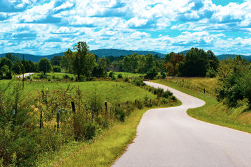 Fototapeta premium road in countryside