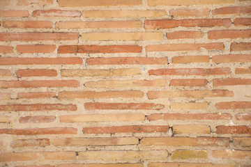  Background of old and worn bricks texture