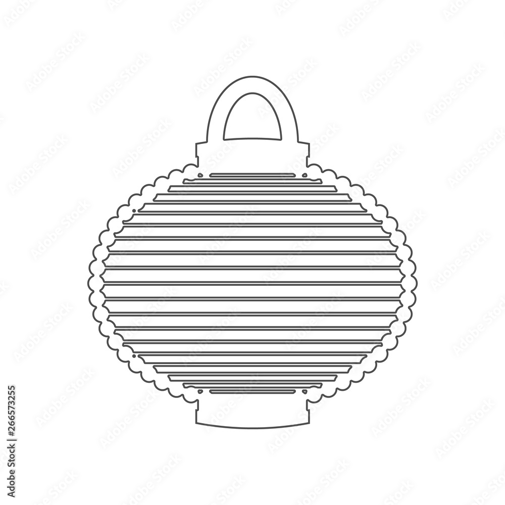 Poster chinese lantern icon. element of china for mobile concept and web apps icon. outline, thin line icon