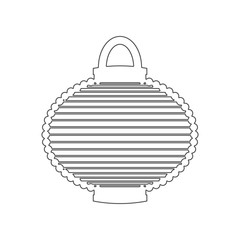 Obraz premium Chinese Lantern icon. Element of China for mobile concept and web apps icon. Outline, thin line icon for website design and development, app development
