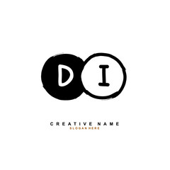 D I DI Initial logo template vector. Letter logo concept