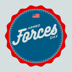 Armed Forces Day Lable
