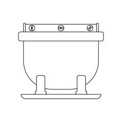 color measure the level of an object icon. Element of construction tools for mobile concept and web apps icon. Outline, thin line icon for website design and development, app