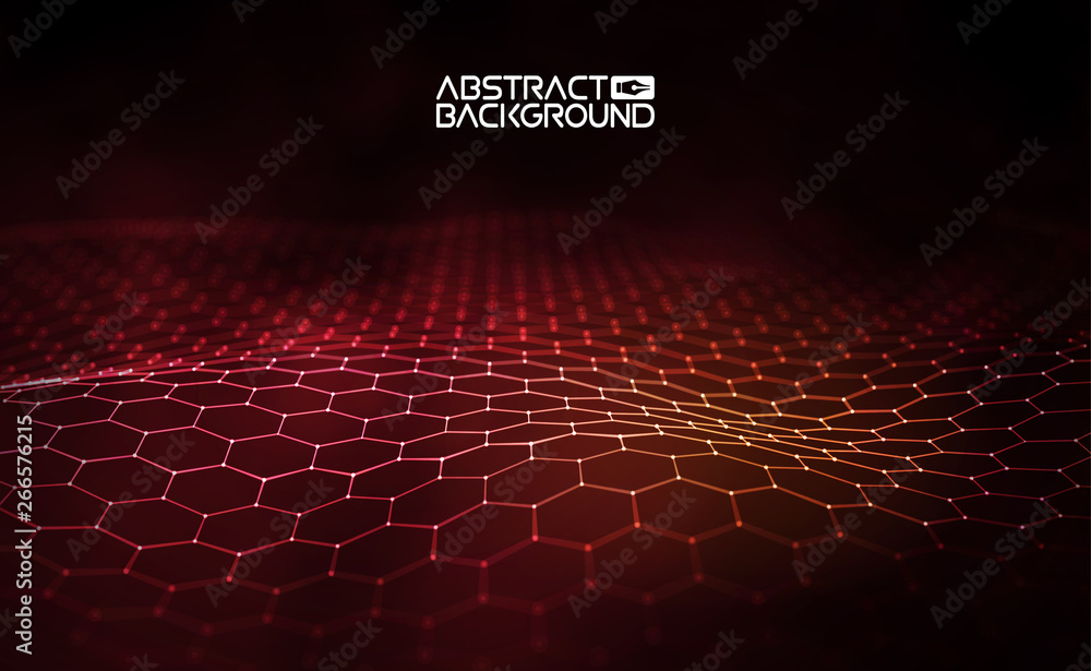 Canvas Prints futuristic hexagon vector illustration. futuristic hexagon vector illustration. hud element. technol