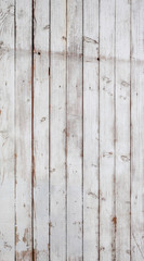 Old Weathered White Painted Vertical Wooden Panels