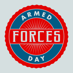 Armed Forces Day Lable