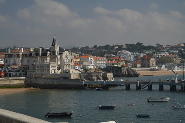 Privileged Views Of Seixas Palace And Beach In Cascais. Photograph of Street, Nature, architecture,...