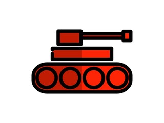 tank filled line vector icon