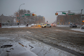 Winter in Brooklyn , USA