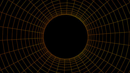 Abstract vector wireframe landscape. Abstract mesh background. Polygonal mountains. Vector illustration.