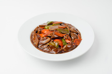 meat with vegetables