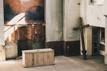 Cross taken from the bell tower