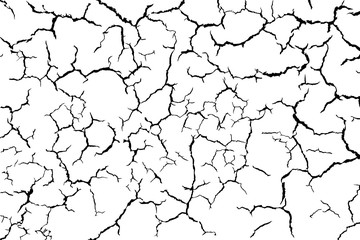 broken ground for abstract background