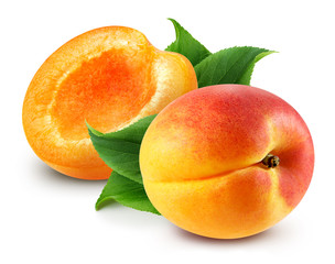 Apricot isolated Clipping Path