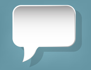 Speech bubble with depth