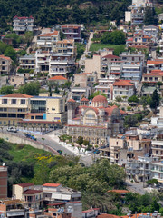 Panoramic view of Lamia City, Central Greece