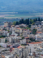 Panoramic view of Lamia City, Central Greece