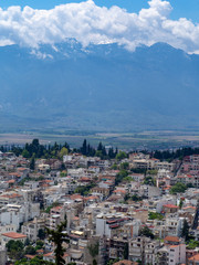 Fototapeta na wymiar Panoramic view of Lamia City, Central Greece