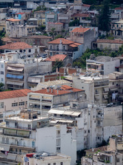 Fototapeta premium Panoramic view of Lamia City, Central Greece