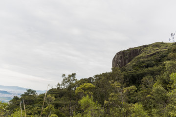 Fototapeta premium Pedra Branca mountain in Palhoça Santa Catarina Brazil