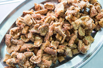 Morros fritos. Tapa