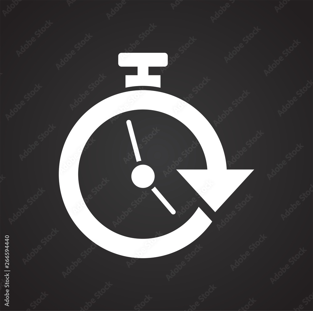 Poster delivery related icon on background for graphic and web design. simple vector sign. internet concept
