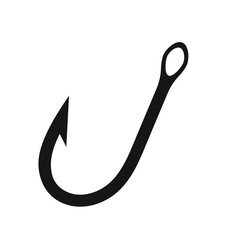 Fishing Hook icon vector isolated