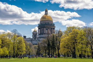 Fototapeta premium St. Isaac's Cathedral, Saint-Petersburg, Russia