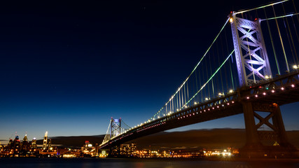 bridge at night