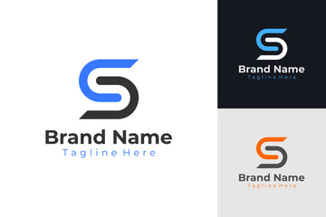Letter S Logo Flat Vector Business Logo Design
