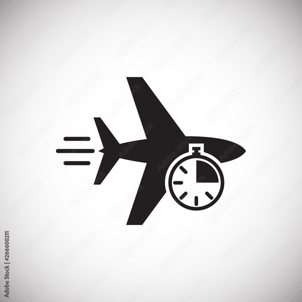 Poster delivery related icon on background for graphic and web design. simple vector sign. internet concept