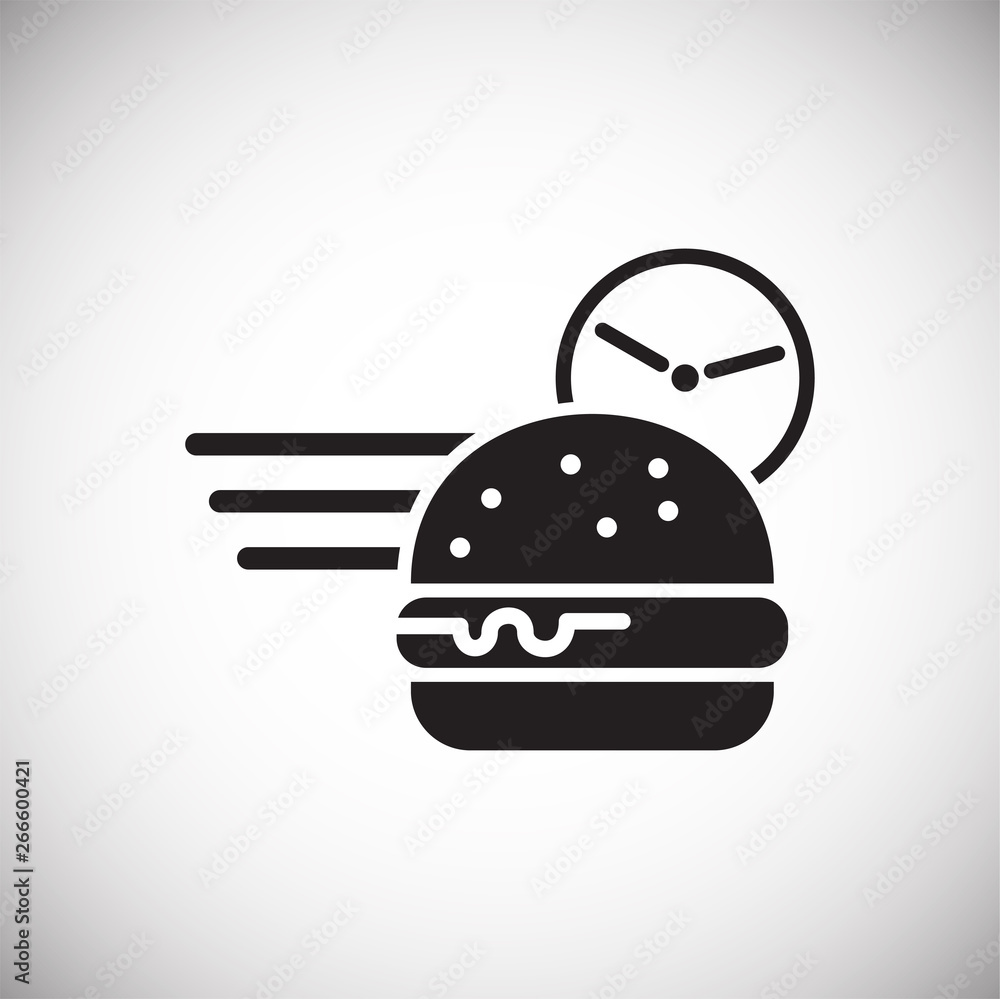 Poster delivery related icon on background for graphic and web design. simple vector sign. internet concept