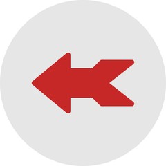 Left Direction Arrow Icon For Your Project