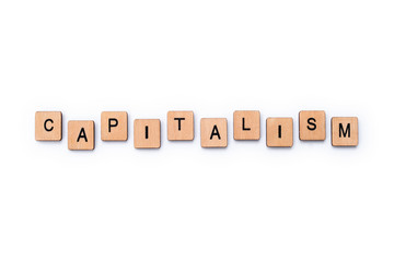 The word CAPITALISM