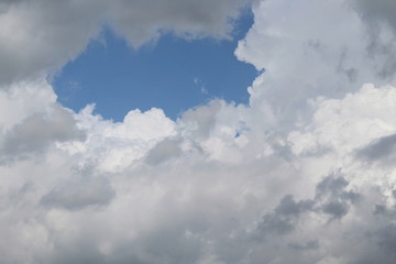 Cielo e nuvole in primavera 