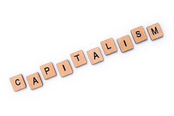 The word CAPITALISM