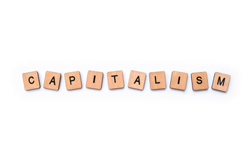 The word CAPITALISM