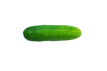 Fresh Cucumber isolated on white background, Cucumber texture