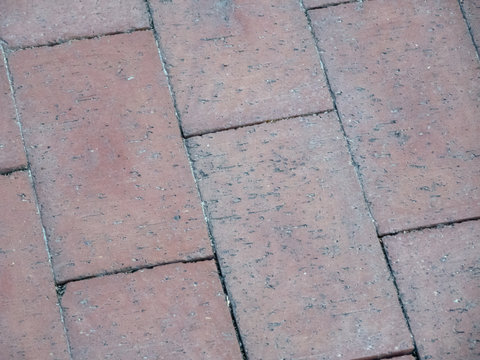Pink Brick Walkway Texture Background