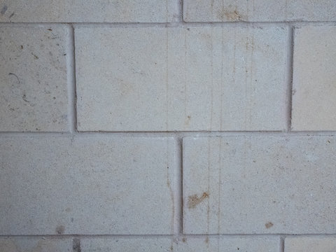 White Brick Texture Background