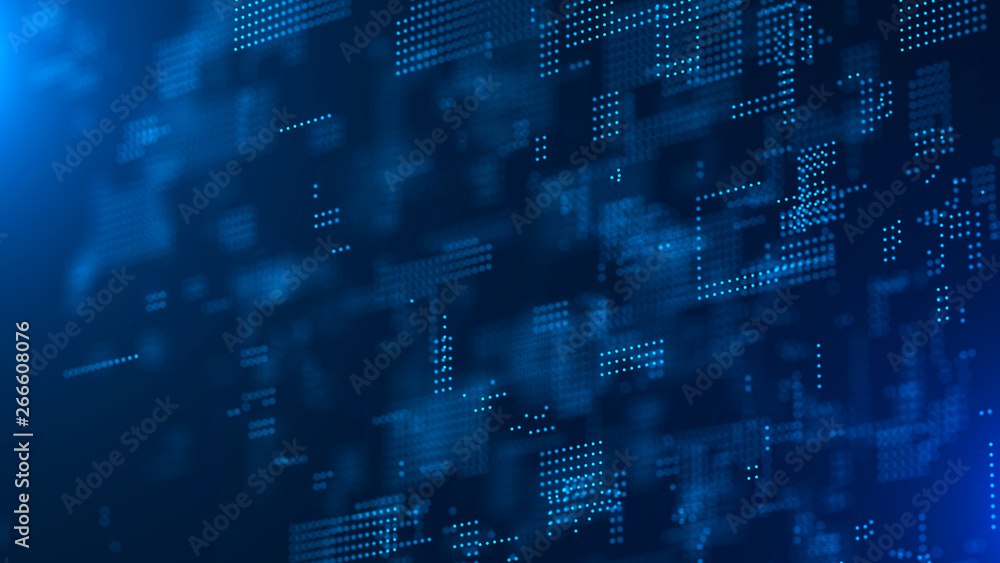 Fototapete abstract digital background. science background. technological background. matrix. binary code. fall