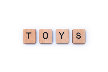 The word TOYS