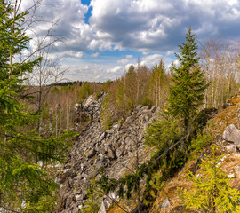 Weekend trip to Karelia.  Ruskeala mountain Park.