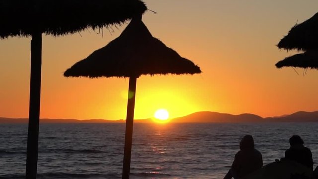 Ballermann at sunset